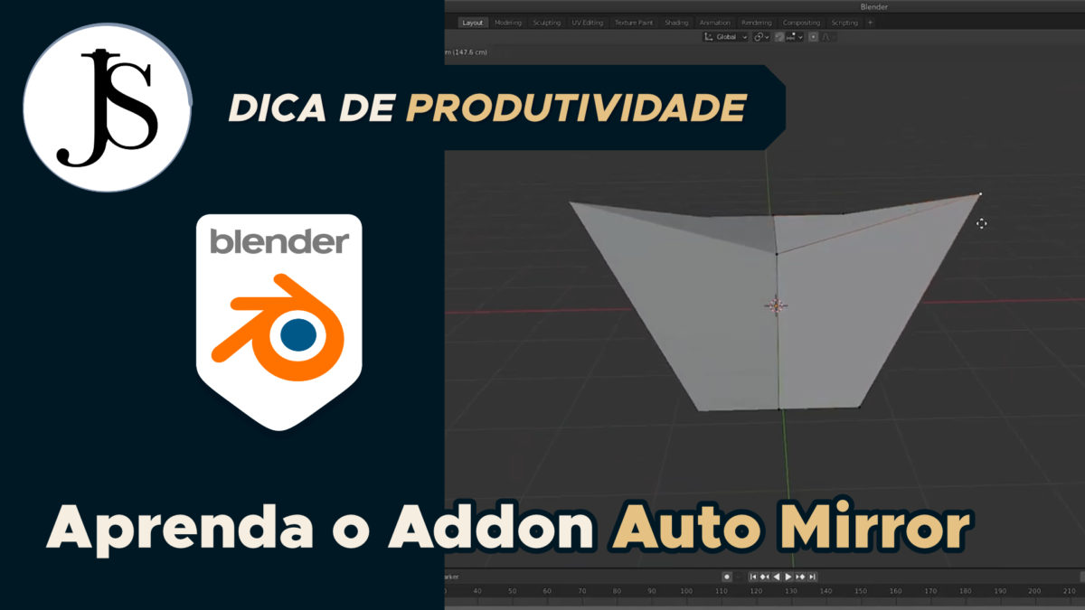 Aprenda o Addon Auto Mirror do Blender