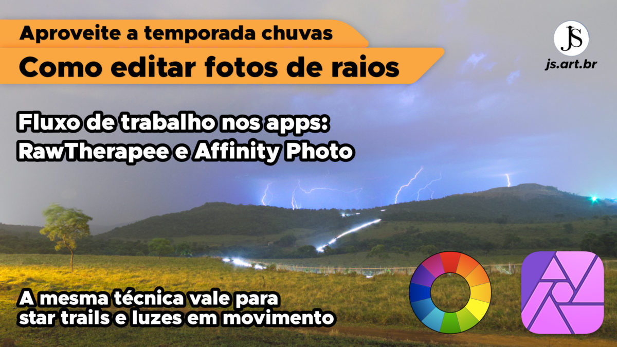 Como editar fotos de raios no RawTherapee e Affinity Photo