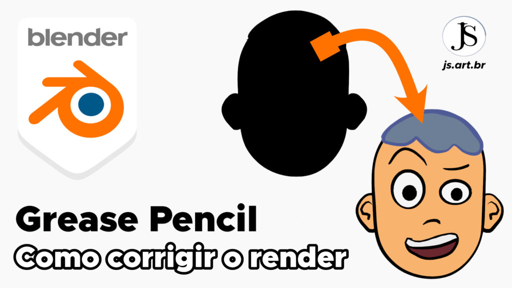 Como corrigir o problema de render no Blender Grease Pencil