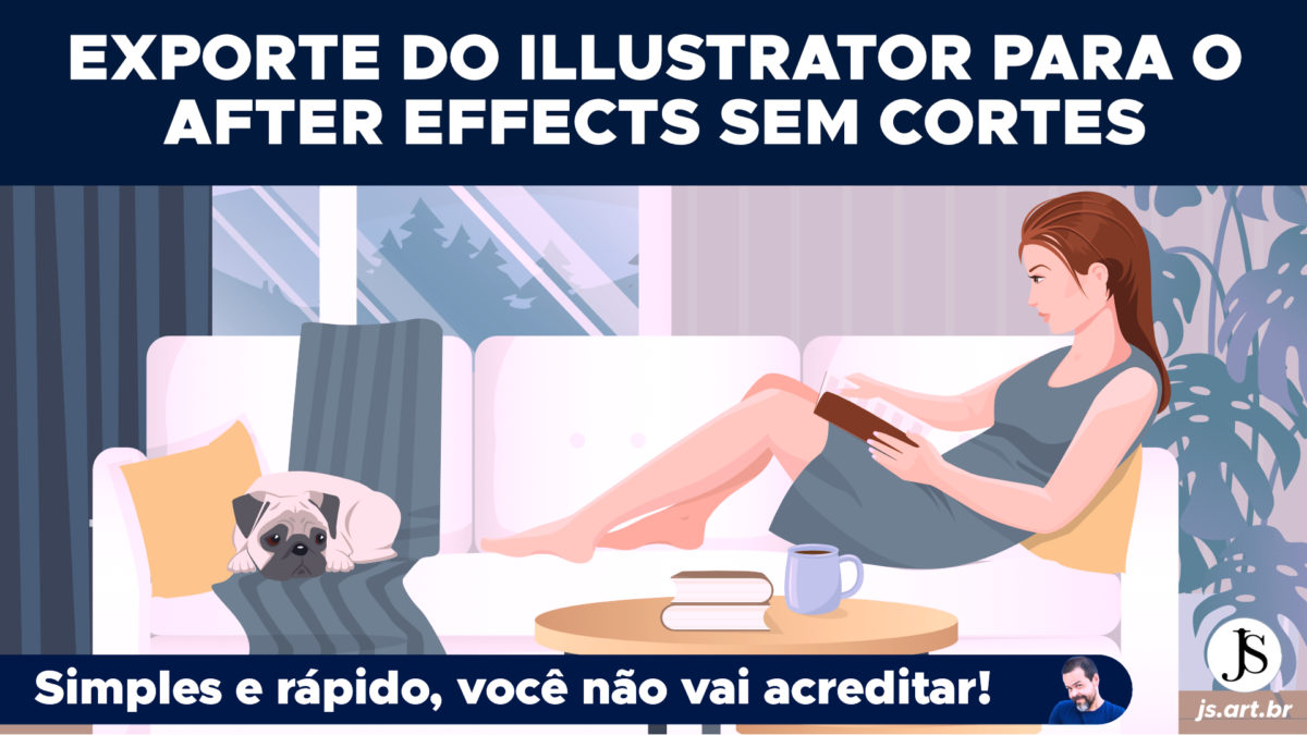 Exporte do Illustrator para o After Effectc sem cortes. Simples e rápido, você não vai acreditar.