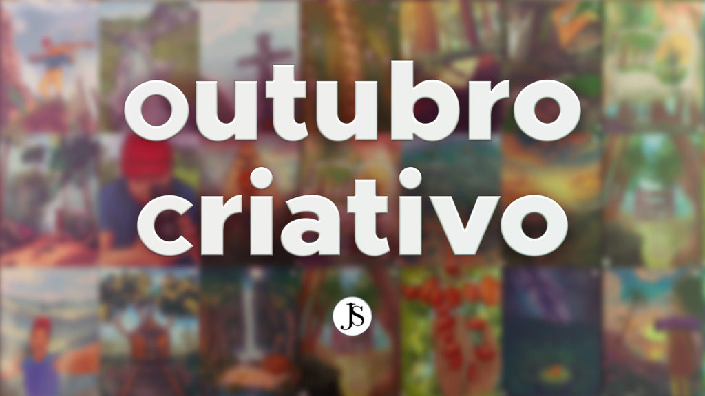 Outubro criativo, agenda de arte para o mês